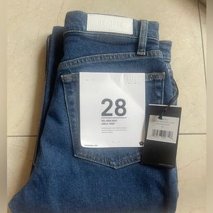 RE/DONE jeans 90'S HIGH RISE ANKLE CROP